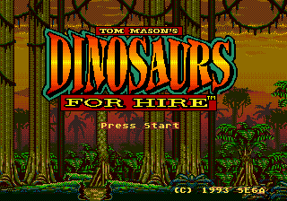 Dinosaurs for Hire screenshot 2 for Sega Genesis
